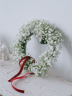 かすみ草のリースキット