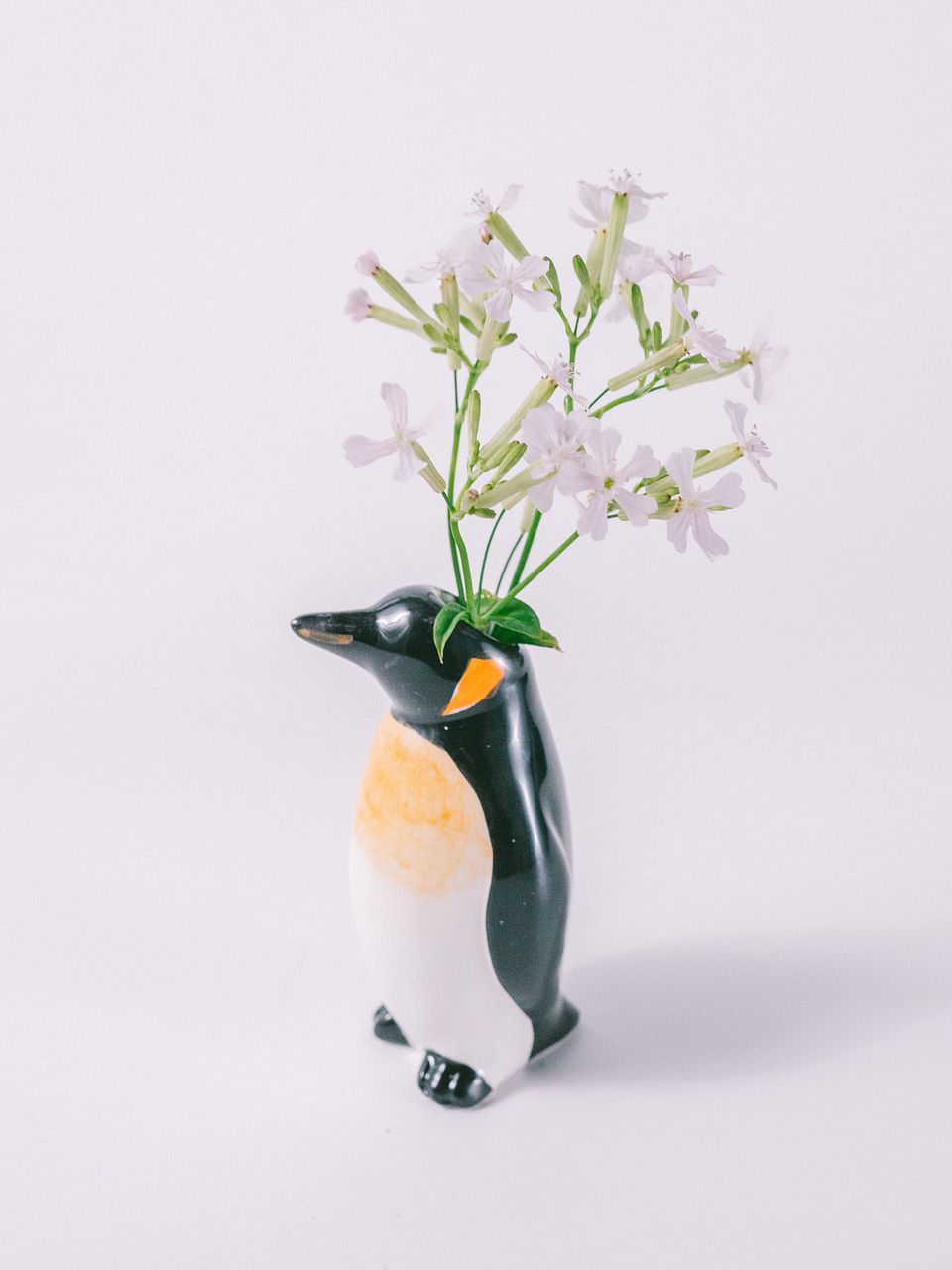 ペンギン一輪挿し