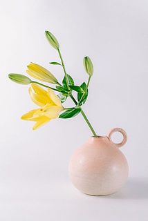 百合を一輪飾ってみました。