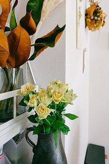 花のサイズは小さめです。お部屋に飾ったイメージ。