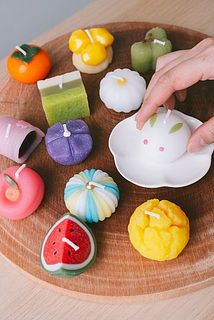 火をつけずに並べるだけでもかわいい。