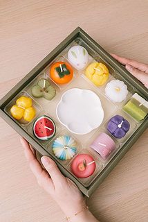 12個の和菓子のキャンドル🕯️