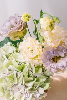 紫陽花の色味はおまかせになります。