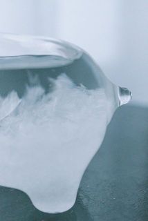 白い結晶が天気によって変化します。