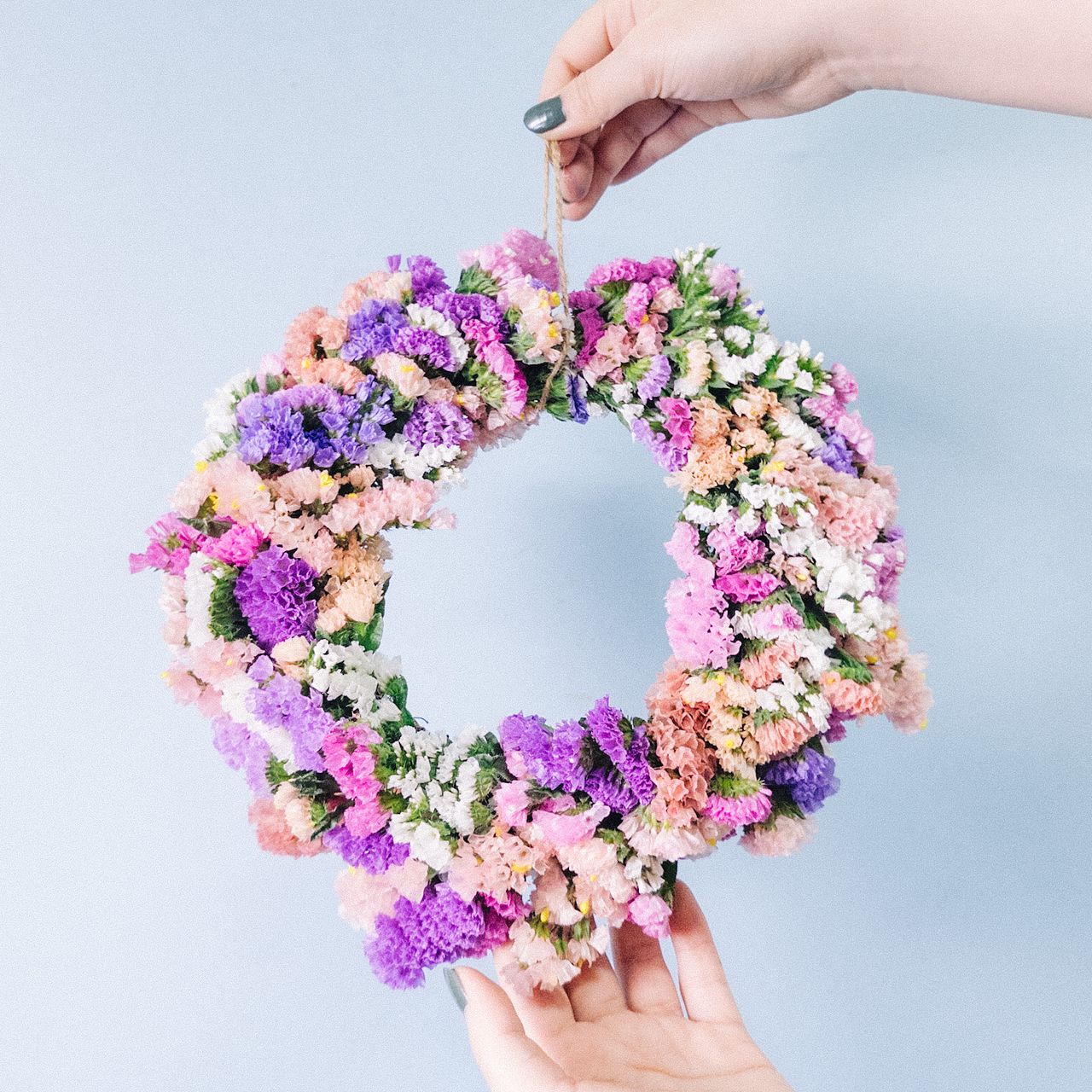 もこもこスターチスでつくるリースキット