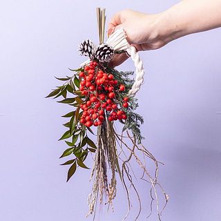 完成イメージ。（花材は一部異なります）お好きな形で作ってみて