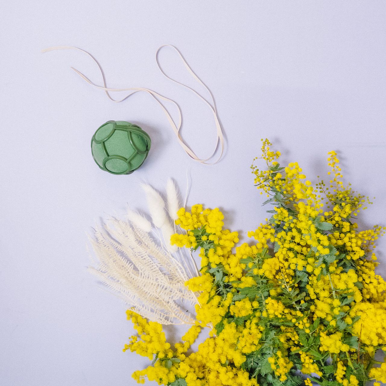 ミモザのフラワーボールキット