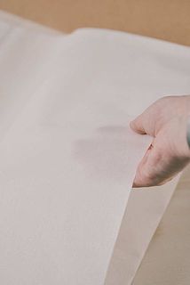 ほんのり透け感のある素材。