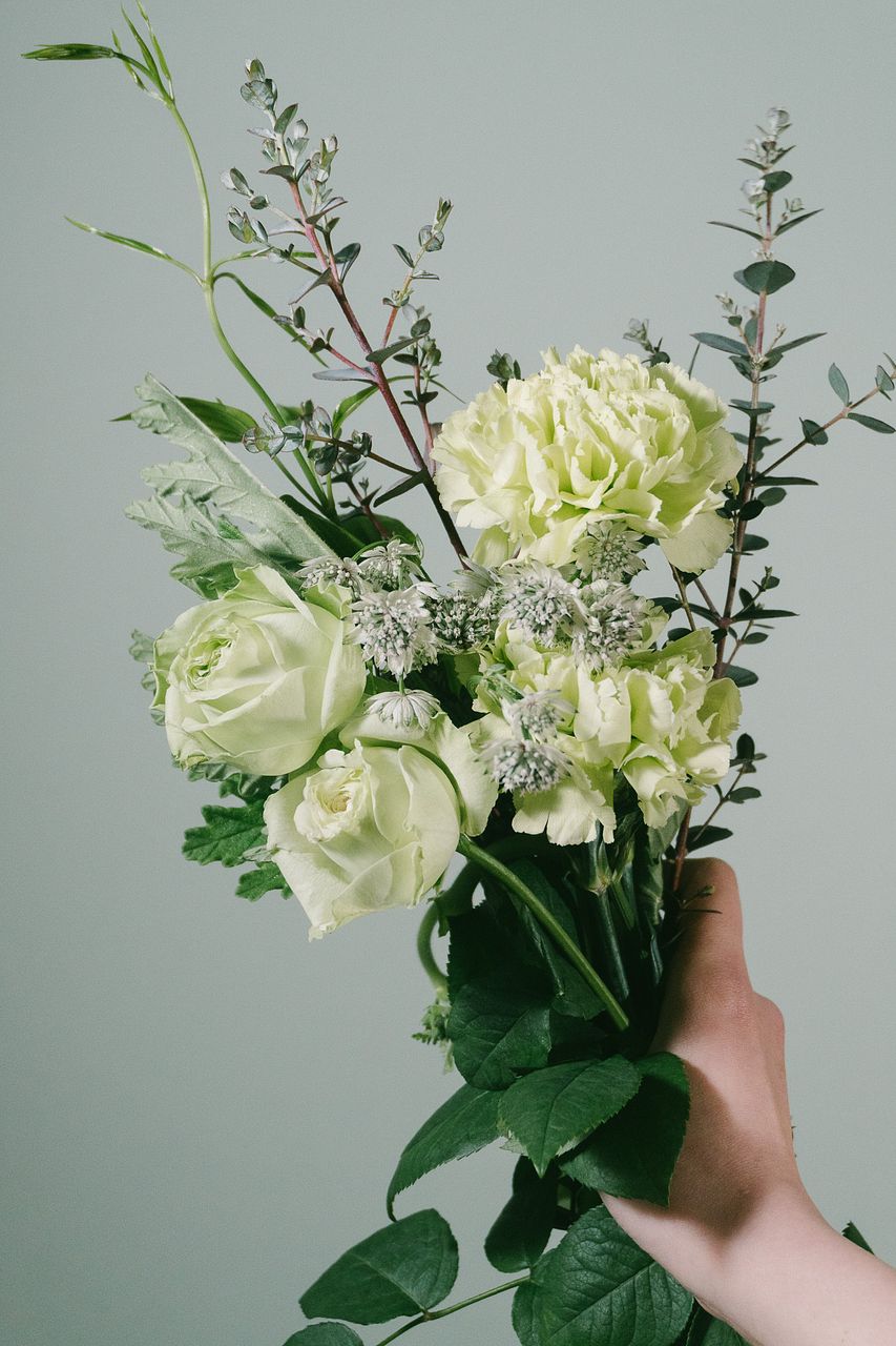 ミントグリーンのおまかせブーケ