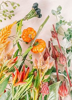 色々な実がごろごろ楽しめるブーケのセットです🌶️