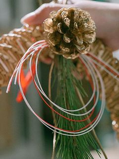 お正月らしい飾りのパーツがつきます。