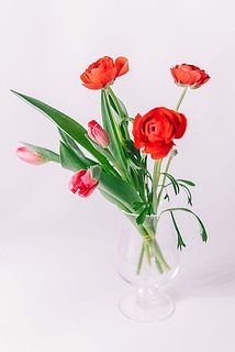 花器に活けたイメージ　※使用花器：ドロップベース