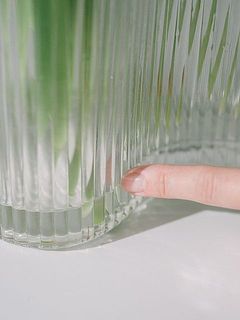 チューリップは、水の量少なめの「浅水」で活けるのがおすすめです。