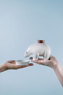 【送料関税無料】 シロクマのポットで育てるミント 下着・アンダーウェア