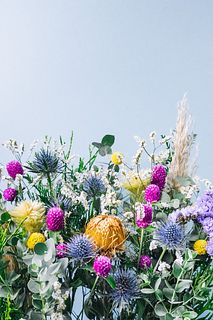 秋色ワイルドフラワーのおまかせスワッグ