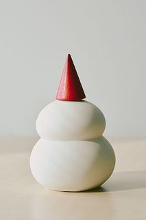 ストーンウェアの雪だるま