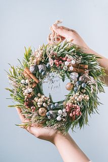 ナチュラルリース「シャビークリスマス」