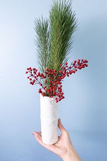 【先行販売】松と南天の実（花器セット）