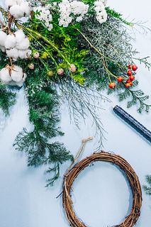 ホワイトコットンでつくるおまかせリースキット