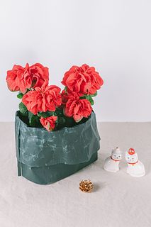 鉢カバー「JIU BAG」（ダークグリーン）