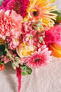 ピーチメルバのおまかせブーケ
