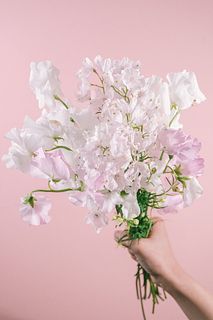 春色ピンクのふんわりブーケ