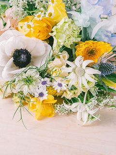 はにかみイエローと空色ブルー