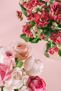 【2BUY10%OFF】バラとストックの香りセレクション（2束セット）