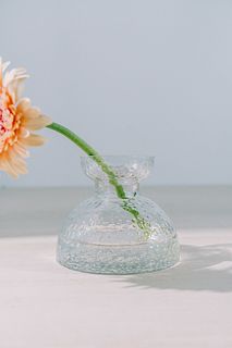 Glass stand vase