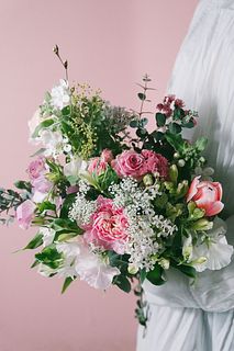 春色ピンクのよくばりブーケ