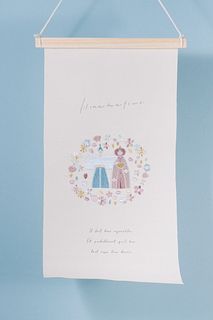 刺繍タペストリー「ひな祭り」Sサイズ