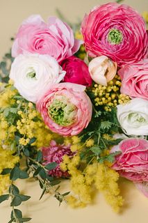 ミモザとラナンキュラスのおまかせブーケ