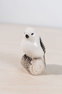 シマエナガの一輪挿し