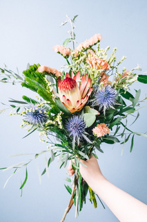 プロテアのフレッシュスワッグ