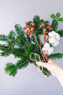 野生のワイルドなもみの木さんセット【クリスマス花材＊ブーケ