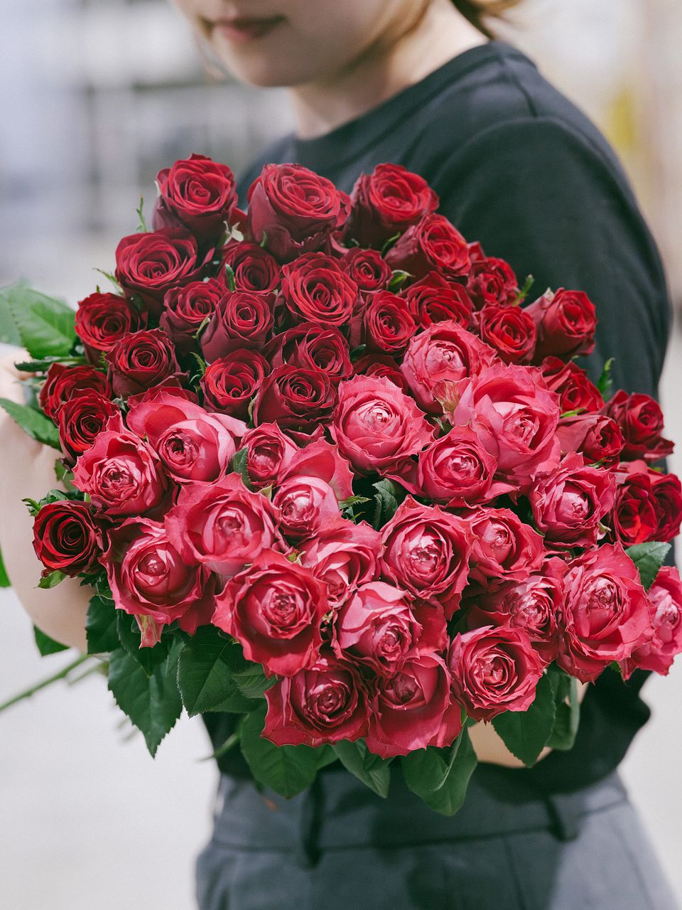 生産者さん応援ローズ（レッドおまかせ10本）