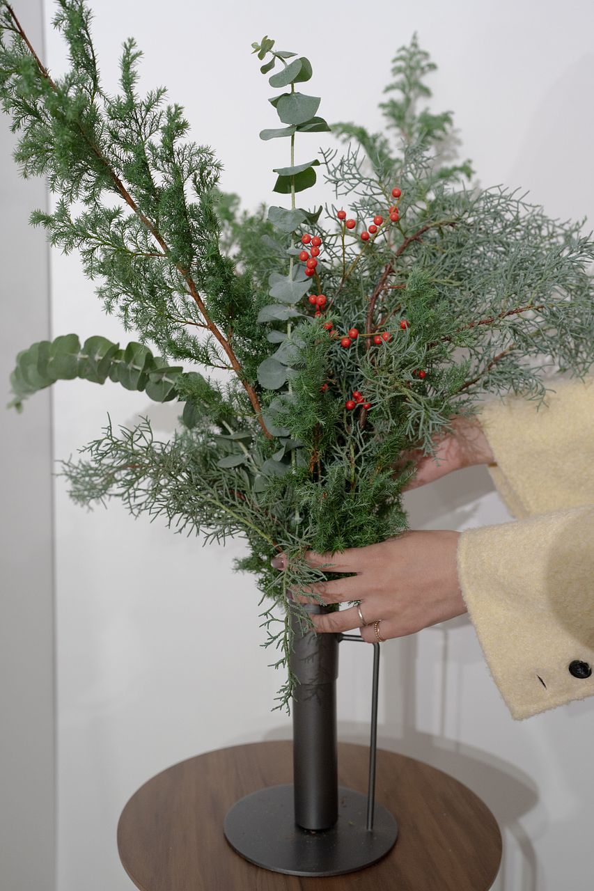 フローリストがつくるヤドリギのスワッグ