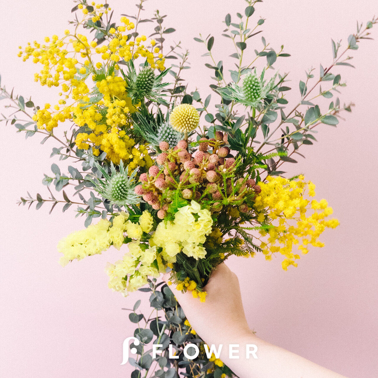 フレッシュミモザのスワッグ❁︎ フレッシュミモザのスワッグ