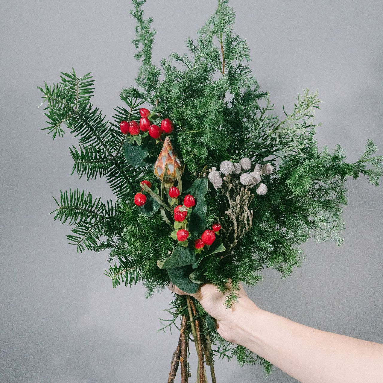 香るモミの木スワッグ