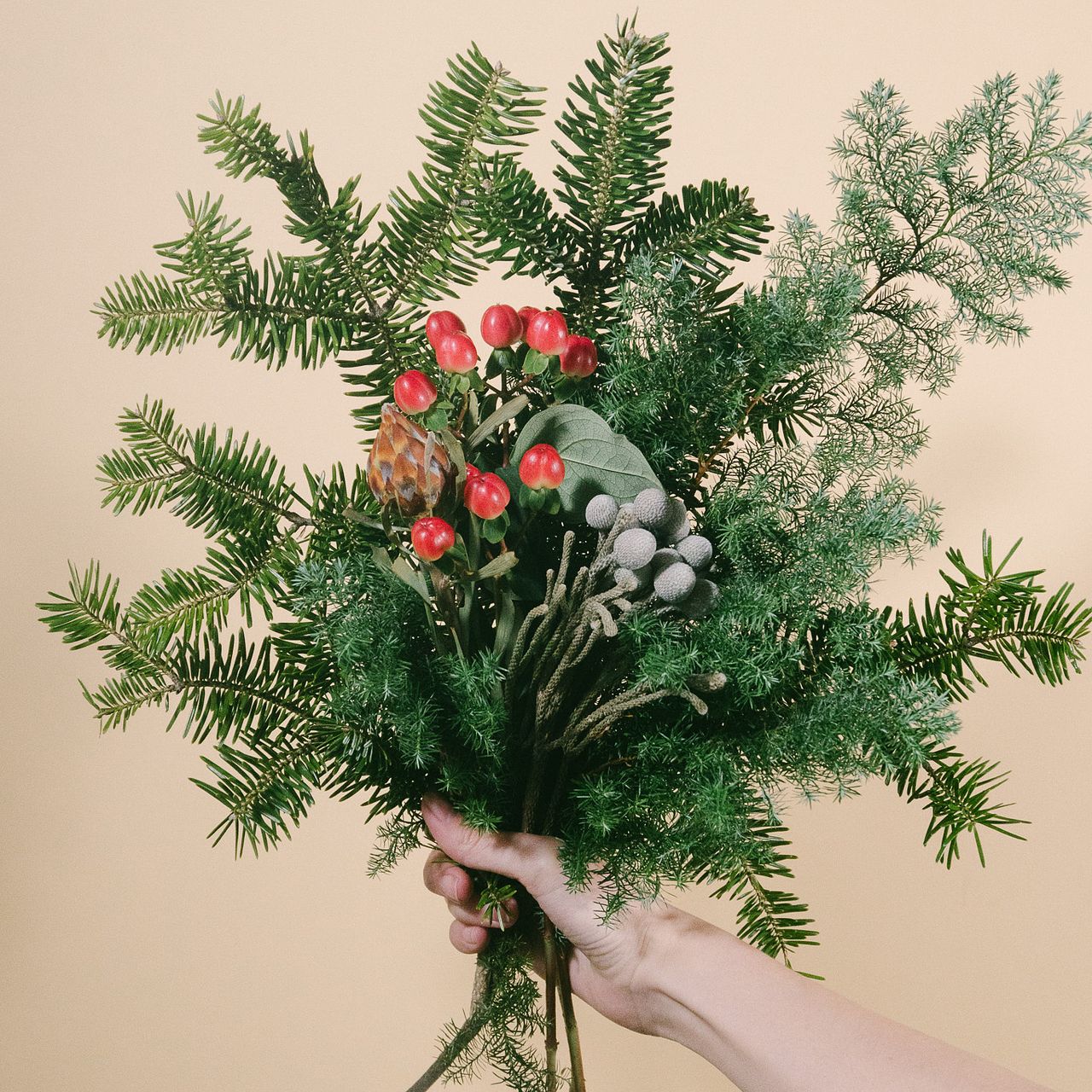香るモミの木スワッグ