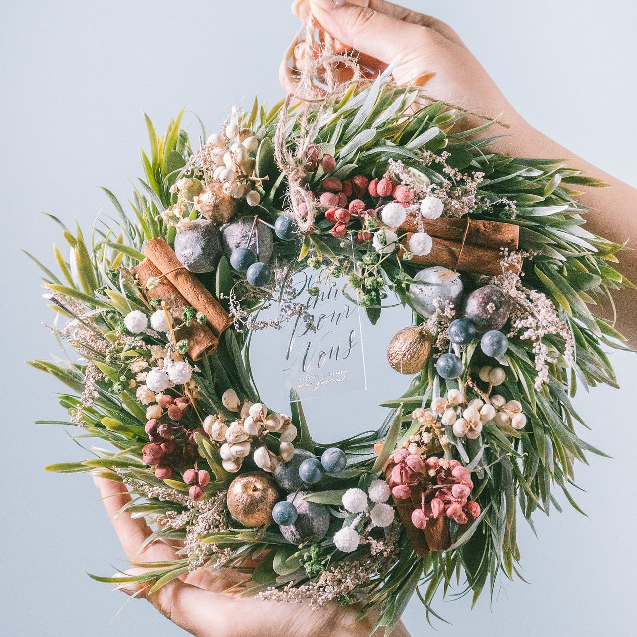 ナチュラルリース「シャビークリスマス」