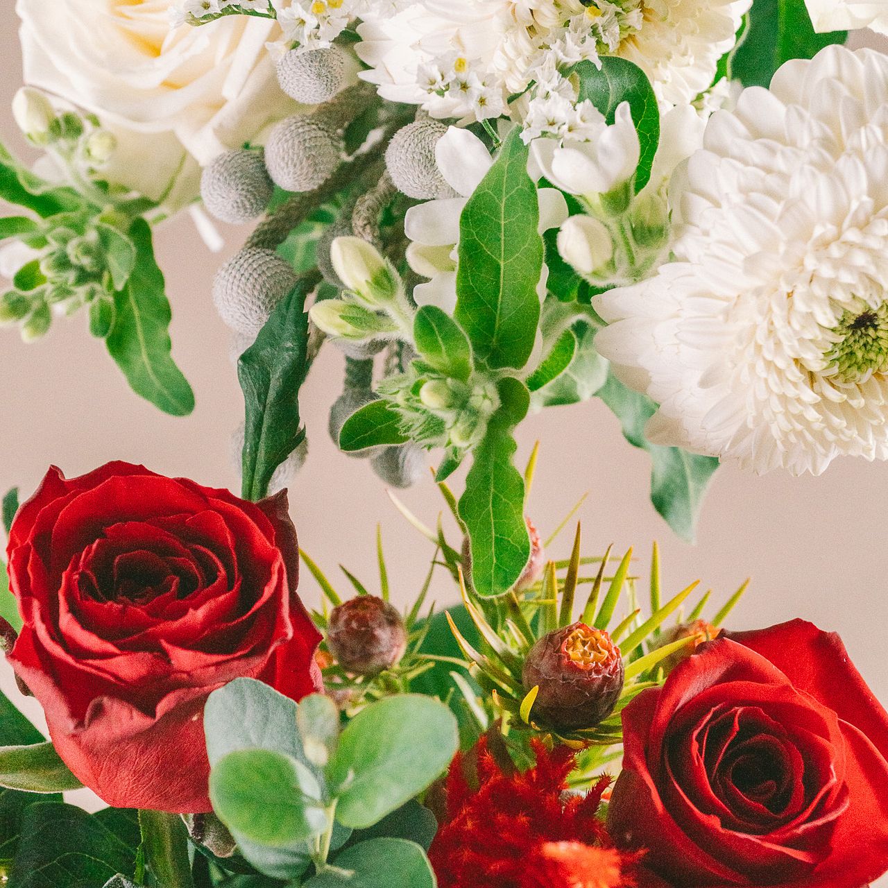 2BUY10%OFF】クリスマスのツインカラーブーケ（2束セット）