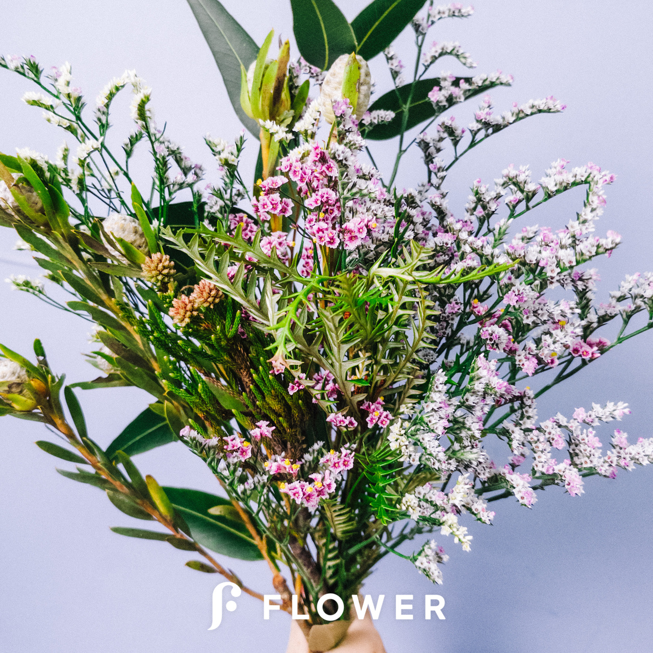 ネイティブフラワーのフレッシュスワッグ