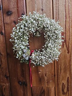 かすみ草のリースキット